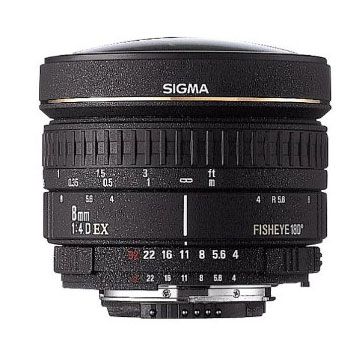 Sigma 8mm 8 mm f/4 fisheye Lens AF for Sigma Cameras  