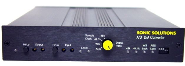 Sonic Solutions ADA Converter A/D/A Analog Digital AD/DA 702910 Stereo 