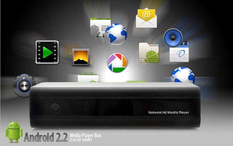 Android 2.2 Full HD 1080P Media Player TV Box HDMI/HD TV Brand New 