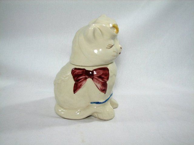 Vintage Shawnee Pottery Kitty Cat Cookie Jar  