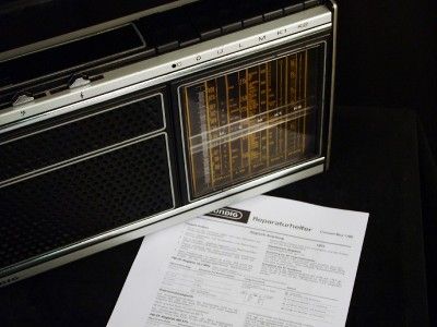 SUPERB GRUNDIG CONCERT BOY 1100 FM/LW/MW/ 2 x SHORTWAVE VINTAGE RADIO 