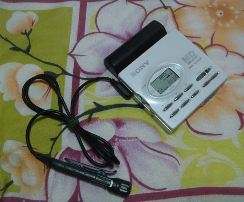 SONY WALKMAN PORTABLE MINIDISC RECORDING PLAYER SONY MZ R91 DIGITAL 