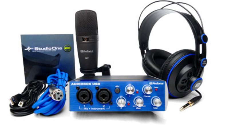 PRESONUS AUDIOBOX Studio Pack Recording Package NEW  