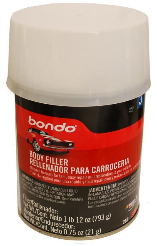 3M™ Bondo Body Filler, Auto, Professional Grade Formula, Multi 