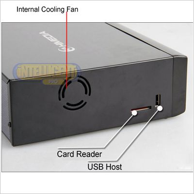   1080P MKV H.264 Network TV Media Player Realtek 1185 with Wifi  