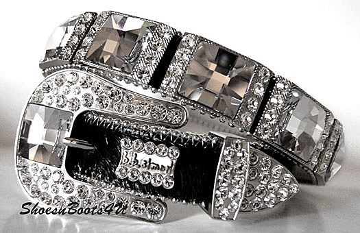 bb simon belt SWAROVSKI CRYSTAL WESTERN M 32 B B $421  