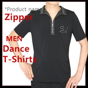 Latin Salsa Ballroom morden Dance T shirt/Sh cs1024 L,X  