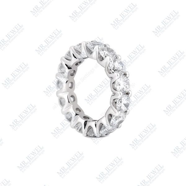 00 CT CERTIFIED DIAMOND ETERNITY WEDDING BAND RING  