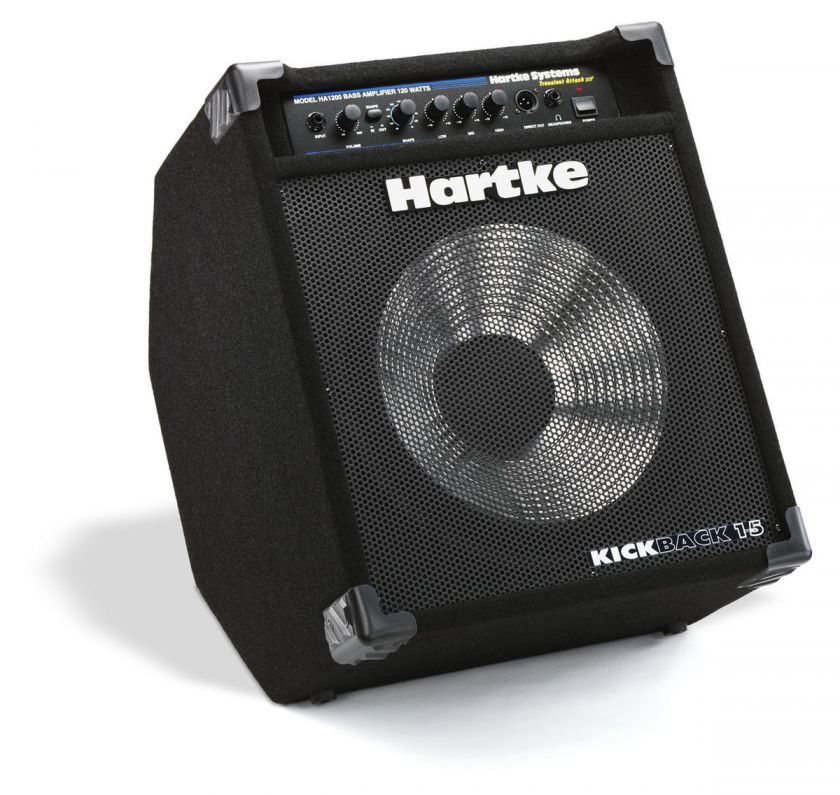 Hartke Kickback 15 Bass Amplifier, 120 Watts, 15 Aluminum Driver 