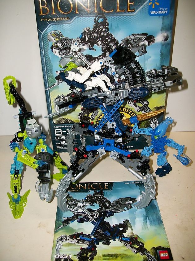 Lego Bionicle Mazeka 8954 & Extra Figures  