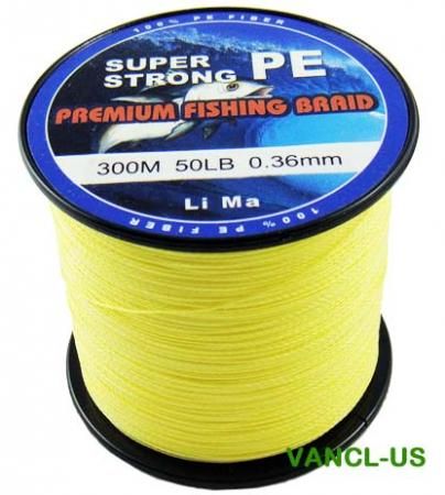 New Dyneema braided fishing line Spool 300M 50LBS Y. 6S  