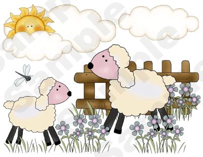   ANIMALS COW DUCK SHEEP NURSERY BABY WALL BORDER STICKERS DECALS  