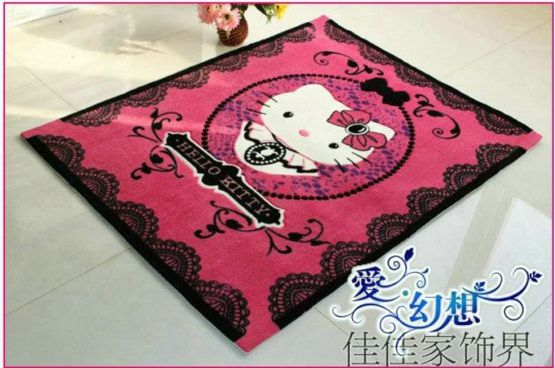   Big 39X51 New Hello Kitty Rug Doormat Mat Pad Carpet Tile  