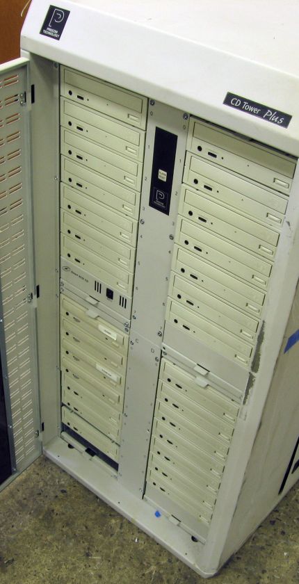 Procom C28L 28 CD Drive SCSI Storage Library Cabinet  