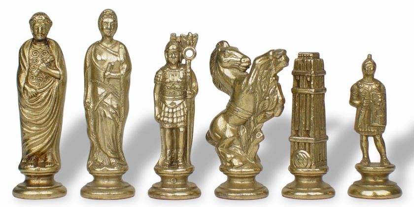 Ceasar Brass Chess Set by Italfama  