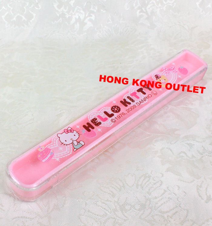 Sanrio Hello Kitty Chopsticks Case Box 16.5cm C40b  