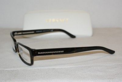   New Versace Dark Tortoise Eyeglasses Mod. 3112 (108) 54 17 & Case