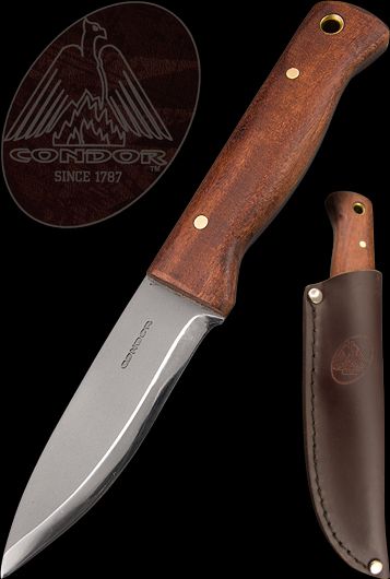 CONDOR BUSHLORE BUSHCRAFT KNIFE SURVIVAL TRACKER BLADE  