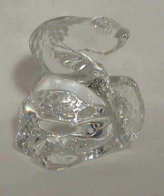 BACCARAT crystal SNAKE figurine  