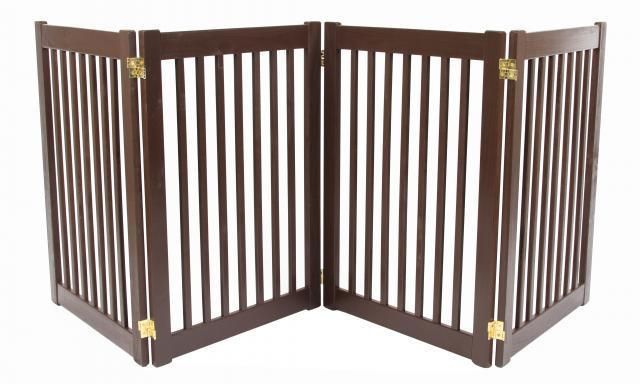 DOG GATE wood FREESTANDING indoor barrier large dog 27 or 32 tall 