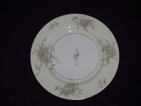 APPLE BLOSSOM DINNER PLATE THEODORE HAVILAND NEW YORK 10.25  