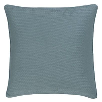 FIELDCREST LUXURY MATELASSE EURO SHAM   BLUE  