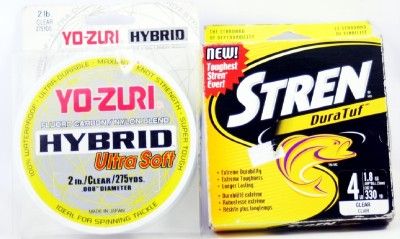 Stren DuraTuf Fishing Line 330 yds 4 lb 1  Yo Zuri  