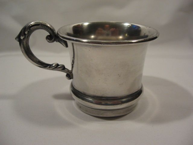 Cup Silver Plate Antique New York WR 210 Silverplate  