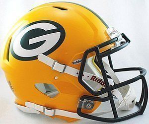   PACKERS RIDDELL NFL FULL SIZE AUTHENTIC REVOLUTION SPEED HELMET  