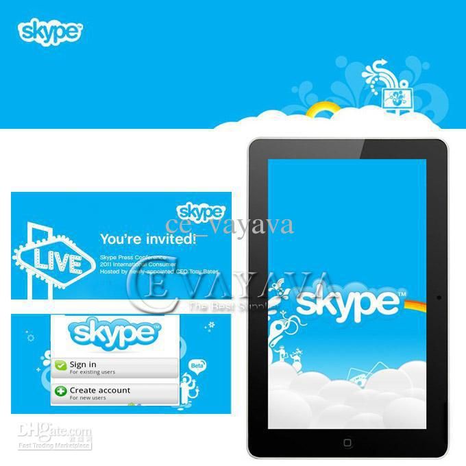   inch Flytouch 3 Tablet PC Skype,Google, Pic, GPS, Games, Video  