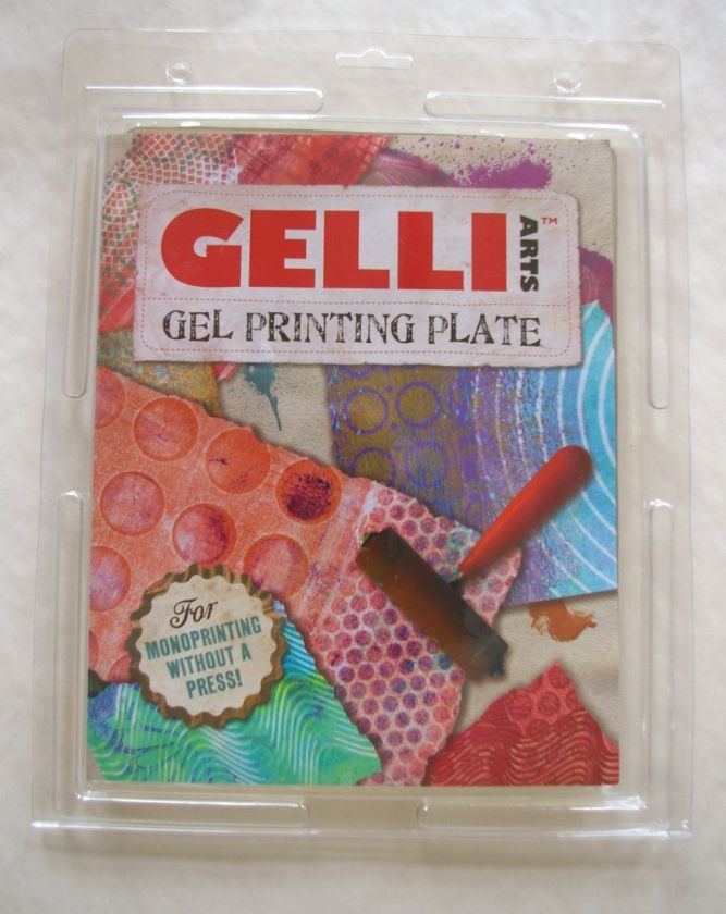 Gelli Arts 8 x 10 Gel Printing Plate Make Mono Prints Gelatin  