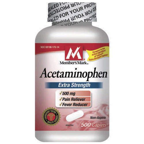 Generic Tylenol Acetaminophen   500mg 500 tablets NEW  