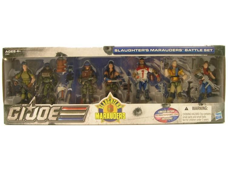 GI JOE 2012 Slaughters MARAUDERS 7 Figure Packs SET Exclusive  