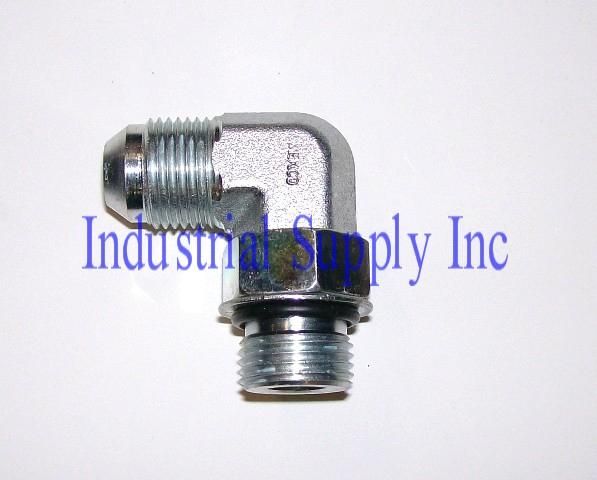 10) 6801 6 6 Hydraulic Adapter Fitting #6 JIC x ORB 90  