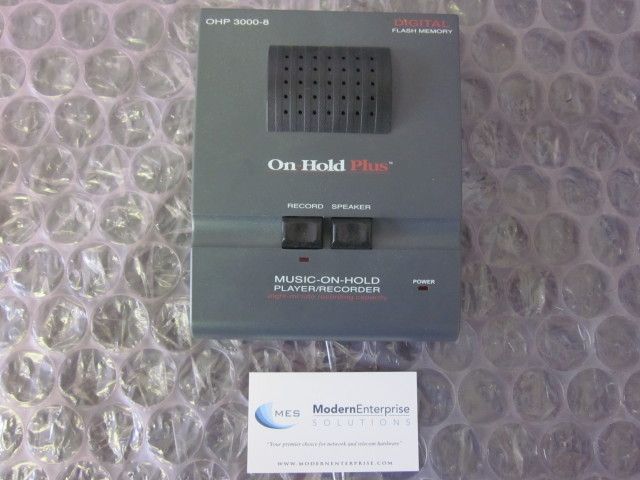 On Hold Digital Music On Hold Player/Rec OHP 3000 8  