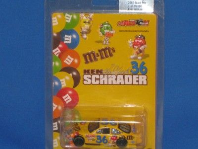 2002 KEN SCHRADER #36 M&Ms GRAND PRIX 164 CAR ACTION  