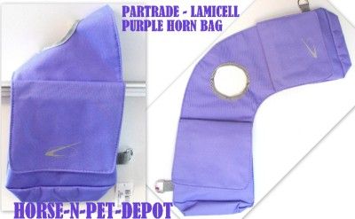 PURPLE LAMI CELL Western Saddle Nylon Horn Bag horse NU  