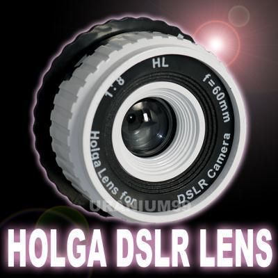 Holga Lens HL N White DSLR Nikon D3100 D3000 D700 D90 D5100 D5000 