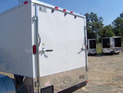   motorcycle cargo trailer A/C unit awning White race trailer NEW  