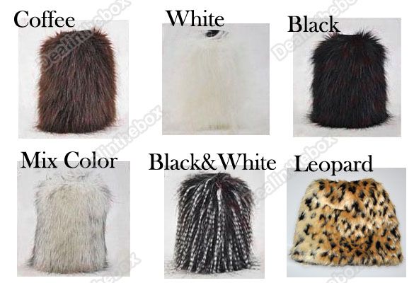   Faux Fur Lower Leg Shoes Ankle Warmer Boot Sleeves C over multi colors
