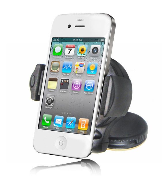 Mini 360°Car Mount Holder Cradle Universal for iPod iPhone 4 3GS HTC 