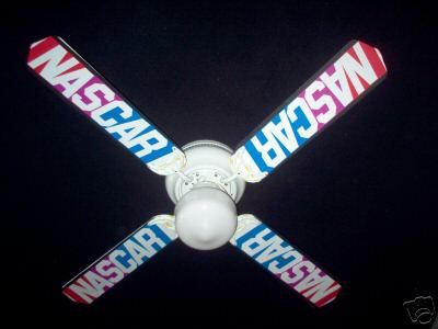 NASCAR Ceiling Fan 42 w/Light NEW race cars car  