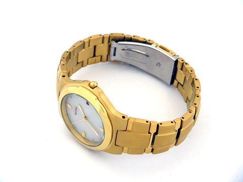 Citizen BM0332 51P Eco Drive 180 Gold Tone Mens Dress  