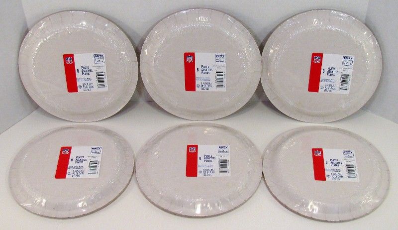   Francisco 49ers NFL Football Party Set 48 Paper Dinner Plates Hallmark