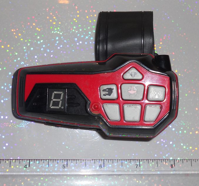   Fuerza RARA Quantum rojo Morpher de tiempo de los Power rangers apoyo