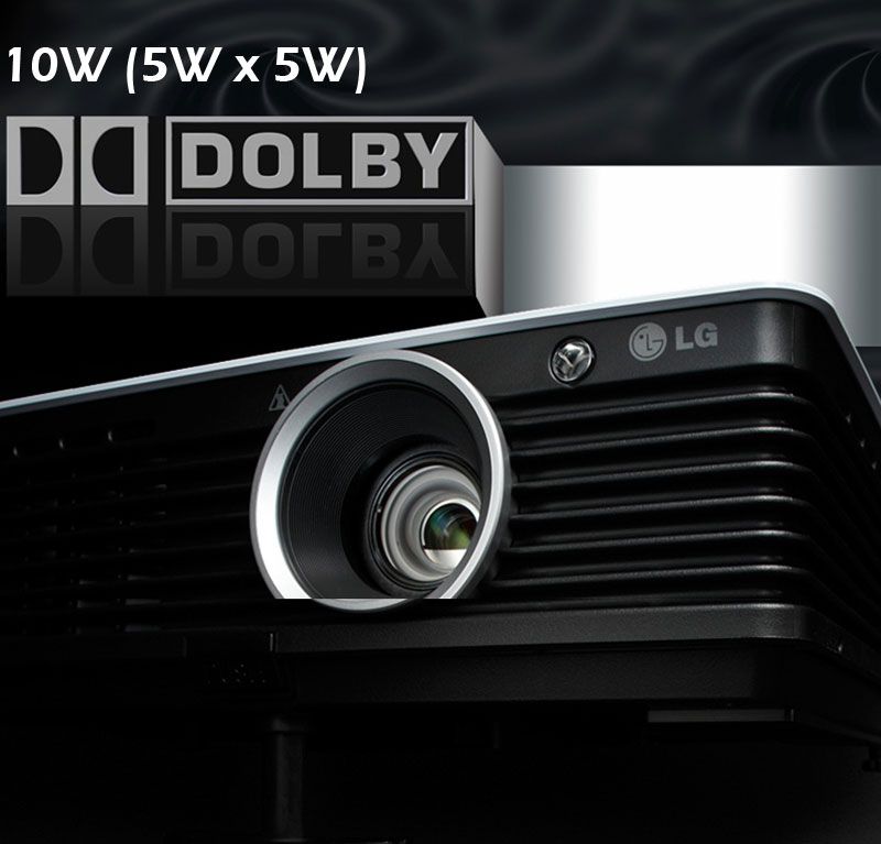 LG Full HD DLP 3200Ansi XGA 3D Projector BX327+3D Glas  