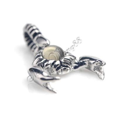 316L Stainless Steel Scorpion Pendant Necklace Chain  