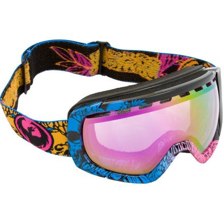   Strange Brew 2 Goggle   Blue Pink Ionized Mirror  Snowboard Ski eg2