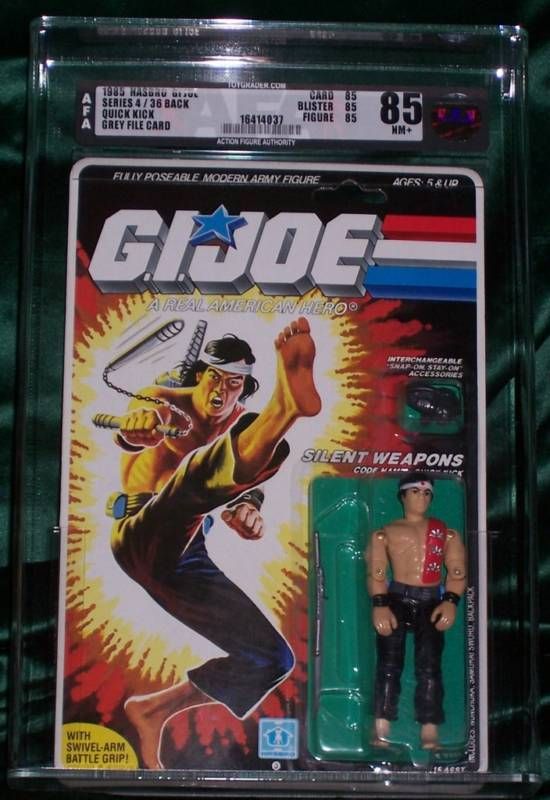 JOE 1985 SILENT WEAPONS QUICK KICK AFA 85  