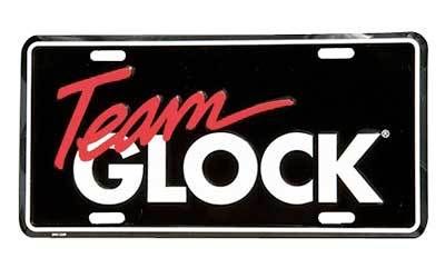 GLOCK TEAM GLOCK LICENSE PLATE GLAS00043  